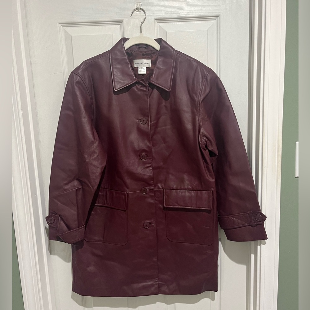 Vintage Newport News Genuine Leather Jacket